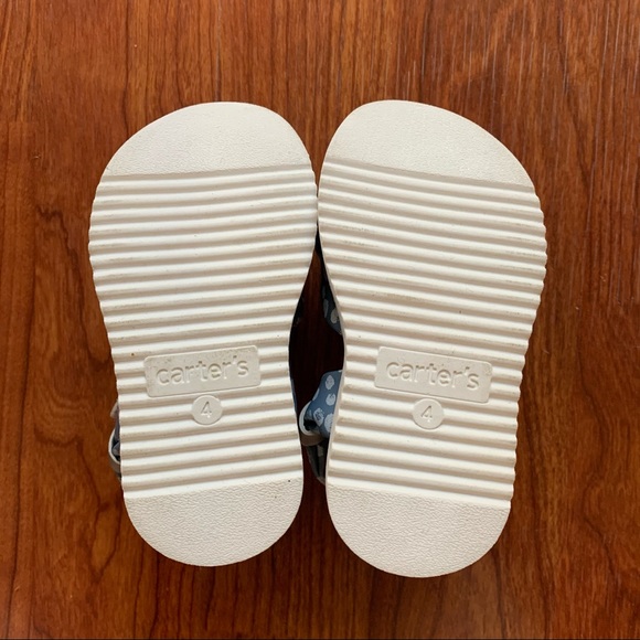 NWOT Carter’s Baby Sandals size 4 - Picture 3 of 7